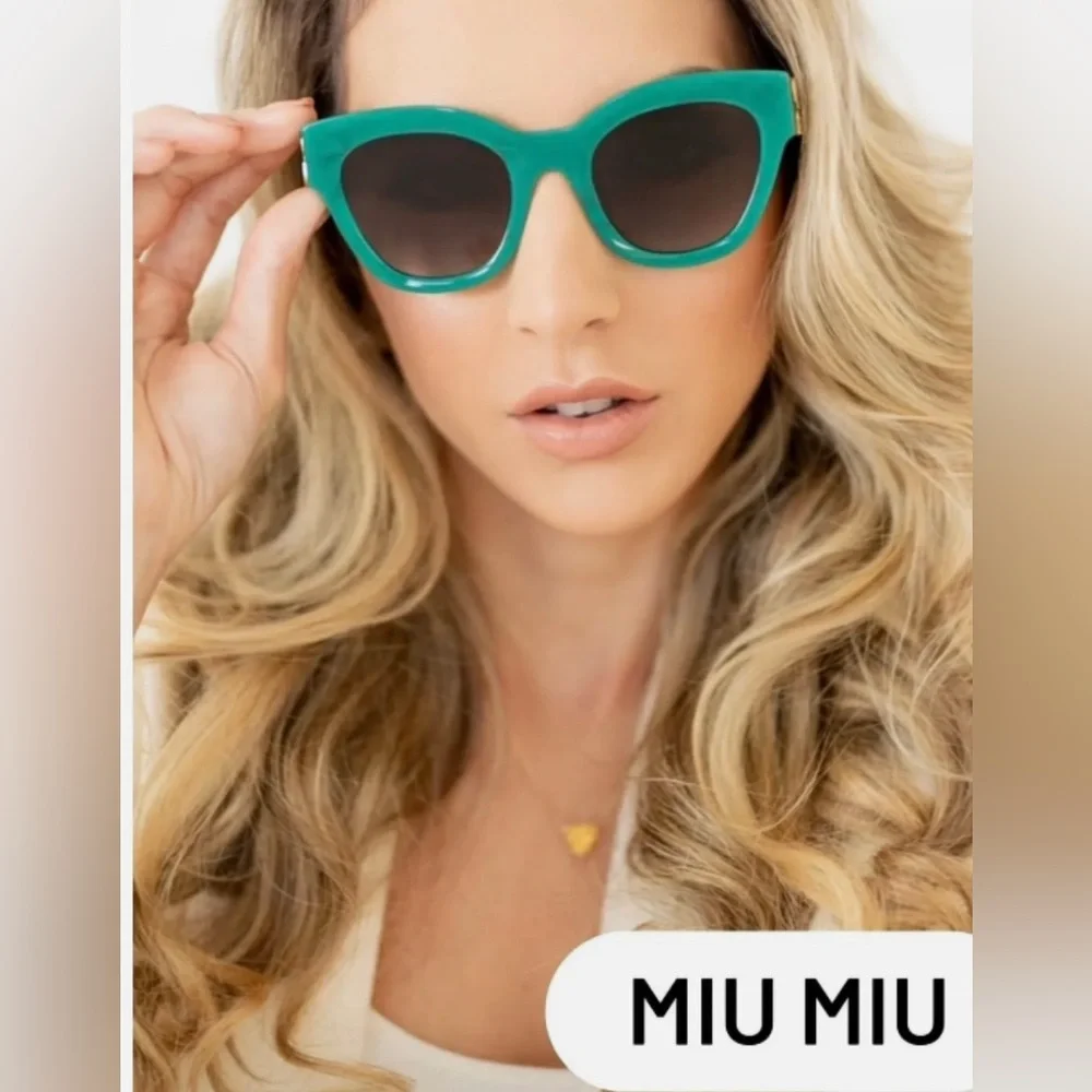 RARE Brand New 2025 Miu-Miu Women Sunglasses MU 01YS 15H-09S Authentic Italy